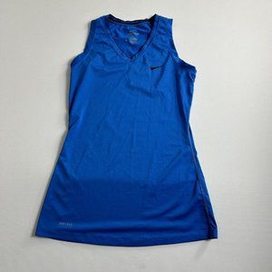 Nike Pro Tank Top Women's Size Small Blue‎ Training Active Gym Training Running